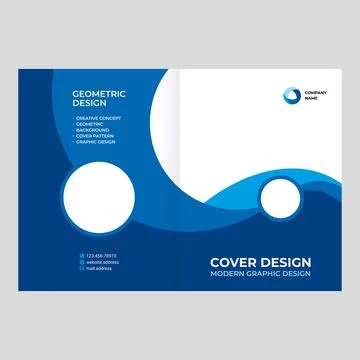 Cover design for product presentation, creative layout of booklet cover, cata Stock Illustration