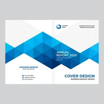 Cover design for product presentation, creative layout of booklet cover, cata Stock Illustration