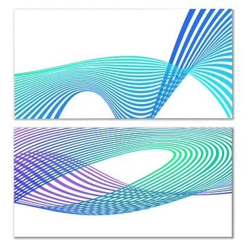 Cover design. Set of design templates. Creative backgrounds with abstract gra Stock Illustration