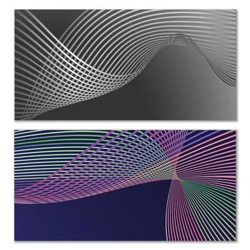 Cover design. Set of design templates. Creative backgrounds with abstract gra イラスト素材