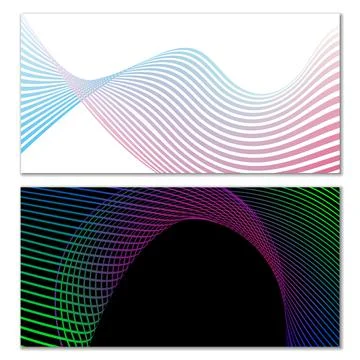 Cover design. Set of design templates. Creative backgrounds with abstract gra Stock Illustration