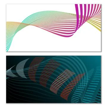 Cover design. Set of design templates. Creative backgrounds with abstract gra 库存插图