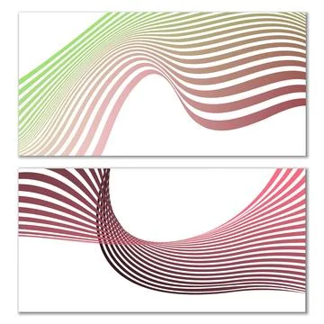 Cover design. Set of design templates. Creative backgrounds with abstract gra Stock Illustration