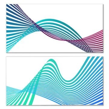 Cover design. Set of design templates. Creative backgrounds with abstract gra Stock Illustration