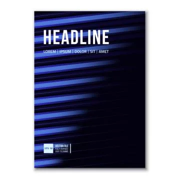 Cover Design Template in A4 size Stock Illustration