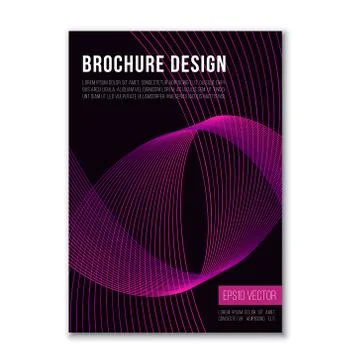 Cover Design Template in A4 size Stock Illustration