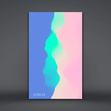 Cover design template. Abstract background with dynamic effect. Stock Illustration