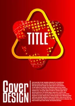 Cover design template with comic book elements, abstract comics background, m Stockillustratie