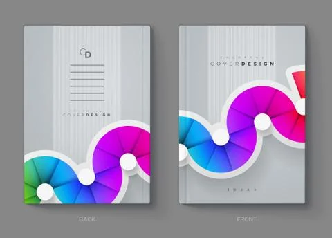 Cover Design Template Illustrazione stock