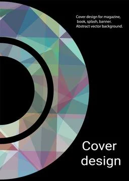 Cover design. Unusual abstract background for magazine, book, splash, banner  Stock Illustration