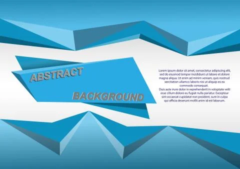 Cover with flat geometric pattern for leaflets, posters, billboards. Illustrazione stock