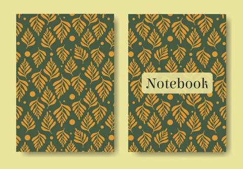 Cover with floral pattern elements for Christmas event. Cool colorful background Stock Illustration