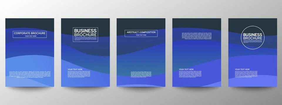 Cover geometric minimal. Set. Vector abstract line pattern for poster design. Stock Illustration