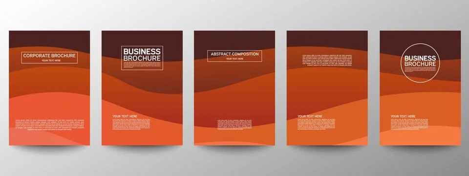 Cover geometric minimal. Set. Vector abstract line pattern for poster design. Illustrazione stock