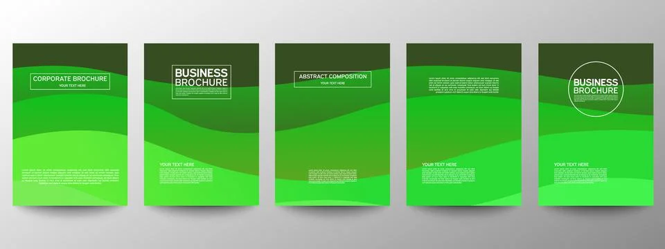 Cover geometric minimal. Set. Vector abstract line pattern for poster design. Stock Illustration