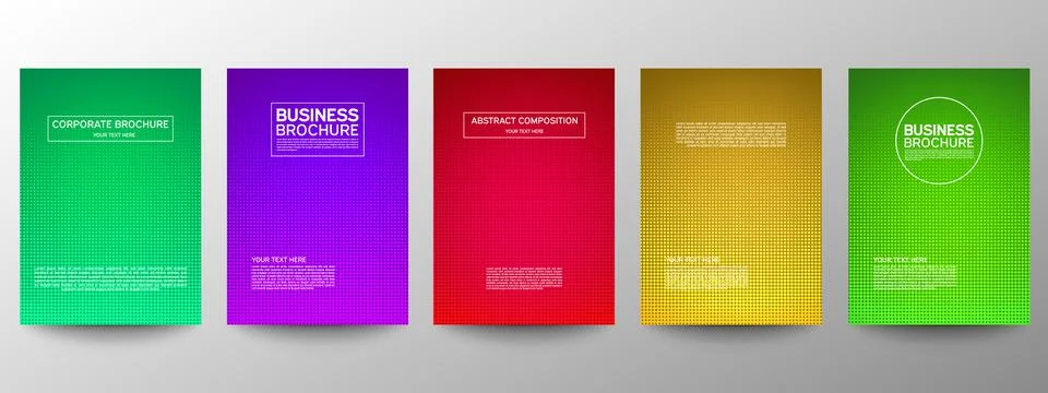 Cover geometric minimal. Set. Vector abstract line pattern for poster design. イラスト素材