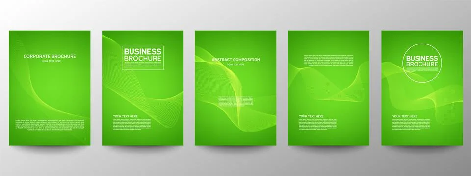 Cover geometric minimal. Set. Vector abstract line pattern for poster design. Illustrazione stock