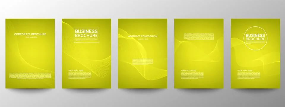 Cover geometric minimal. Set. Vector abstract line pattern for poster design. 스톡 일러스트