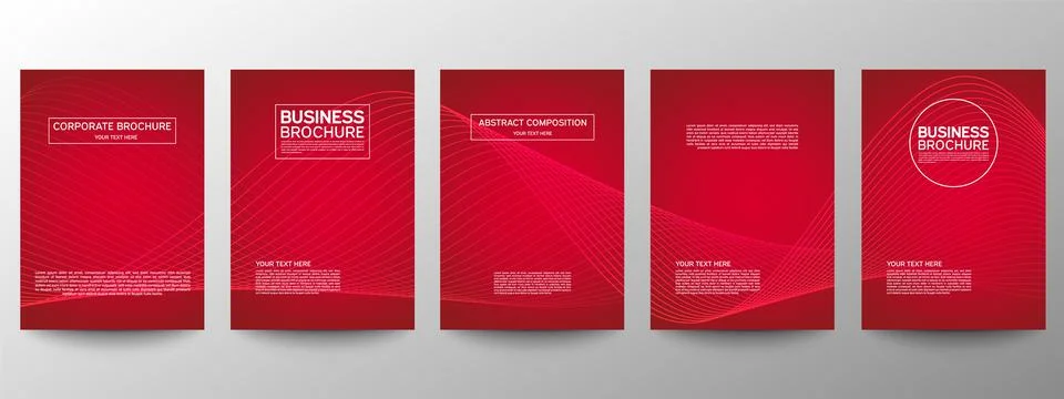 Cover geometric minimal. Set. Vector abstract line pattern for poster design. 스톡 일러스트