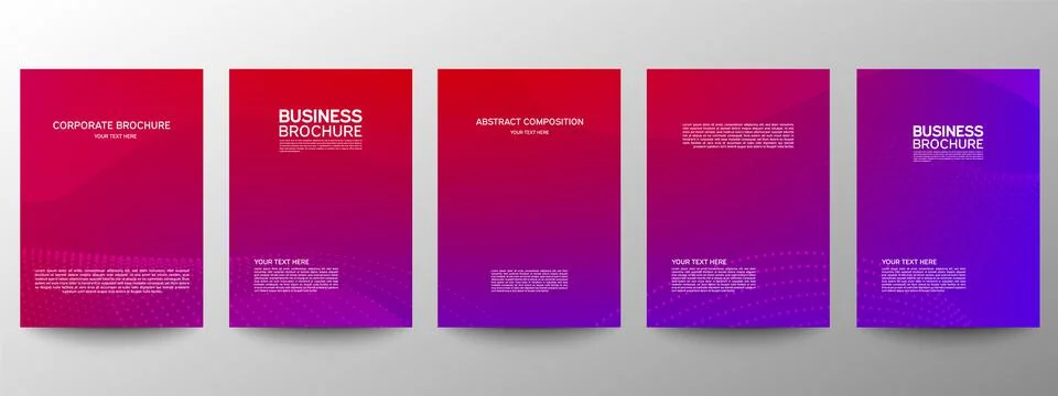 Cover geometric minimal. Set. Vector abstract line pattern for poster design. Stock Illustration