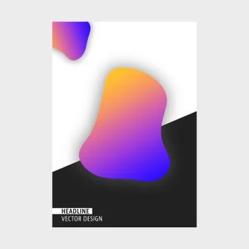 Cover with geometric pattern Stock Illustration