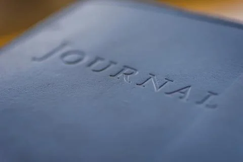 Cover of a journal notebook Stock Photos