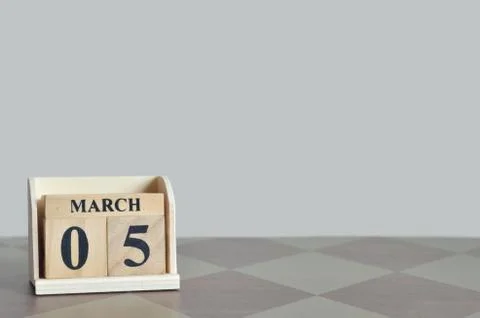 Cover of March 5 Stock Photos