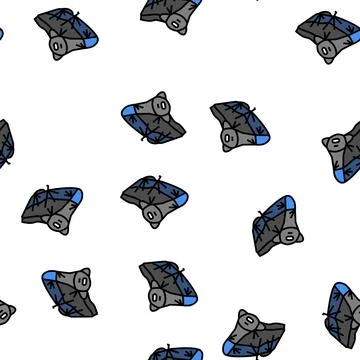 Cover motorcycle accessory vector seamless pattern Stock Illustration