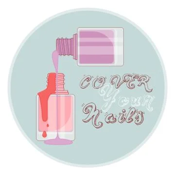 Cover nails Stock Illustration