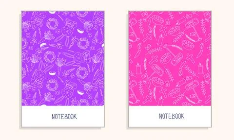Cover for notebook Stock Illustration