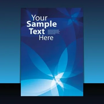 Cover or Flyer Design Stock Illustration