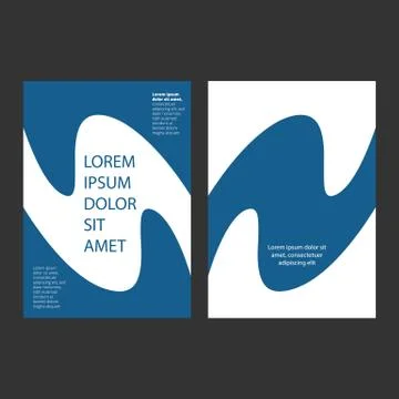 Cover page design Stock Illustration