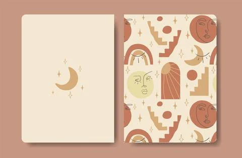 Cover page template. Universal abstract layout Stock Illustration