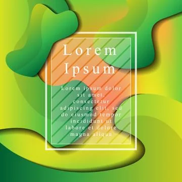Cover presentation with abstract line Stock Illustration