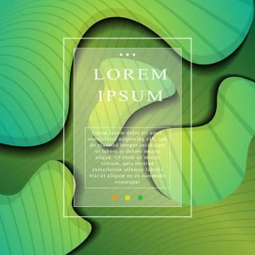 Cover presentation with abstract line Stock Illustration