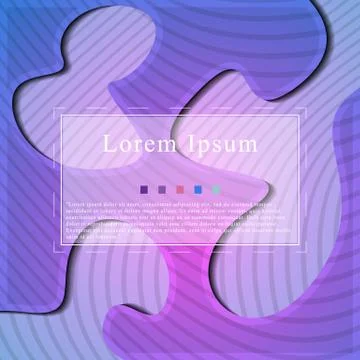 Cover presentation with abstract line Stock-Illustration