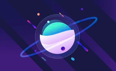 Cover templates with holographic effect. Vector hologram Stock Illustration