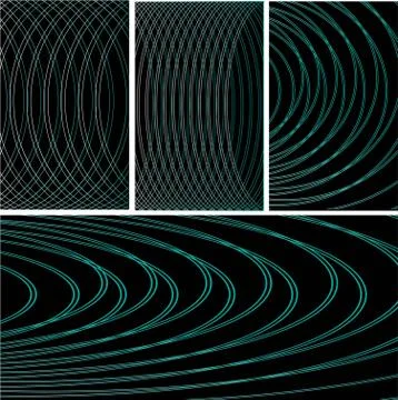 Cover templates set, vector geometric abstract background. Flyer, presentatio Stock Illustration