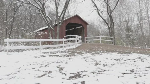 The Covered Bridge 2 Stock Footage 221290097