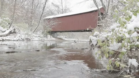 The Covered Bridge 5 Stock Footage 221292049
