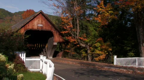 Covered Bridge Video stock 270773