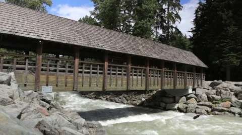 Covered Bridge HD 스톡 동영상 921508