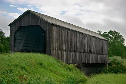 Covered bridge Stock Photos
