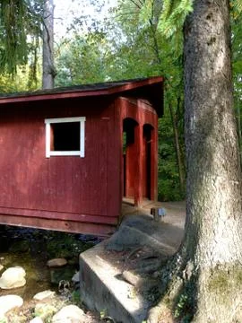 Covered bridge Stock Photos