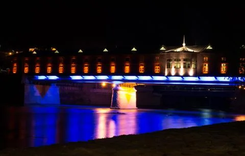 Covered bridge Stock Photos