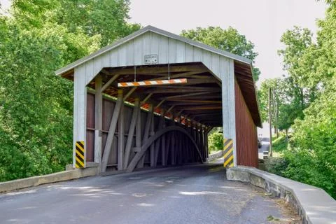 Covered bridge Stock Photos