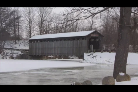 Covered bridge (Version #7) Video stock 629065