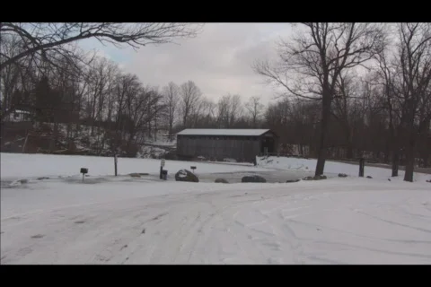 Covered bridgeA 720 Video stock 629061