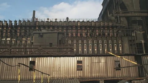 Covered Hopper Car Moving From Right to Left Stock Footage 71120221