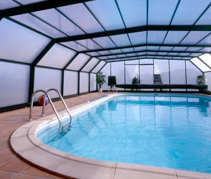 Covered pool Stock Photos